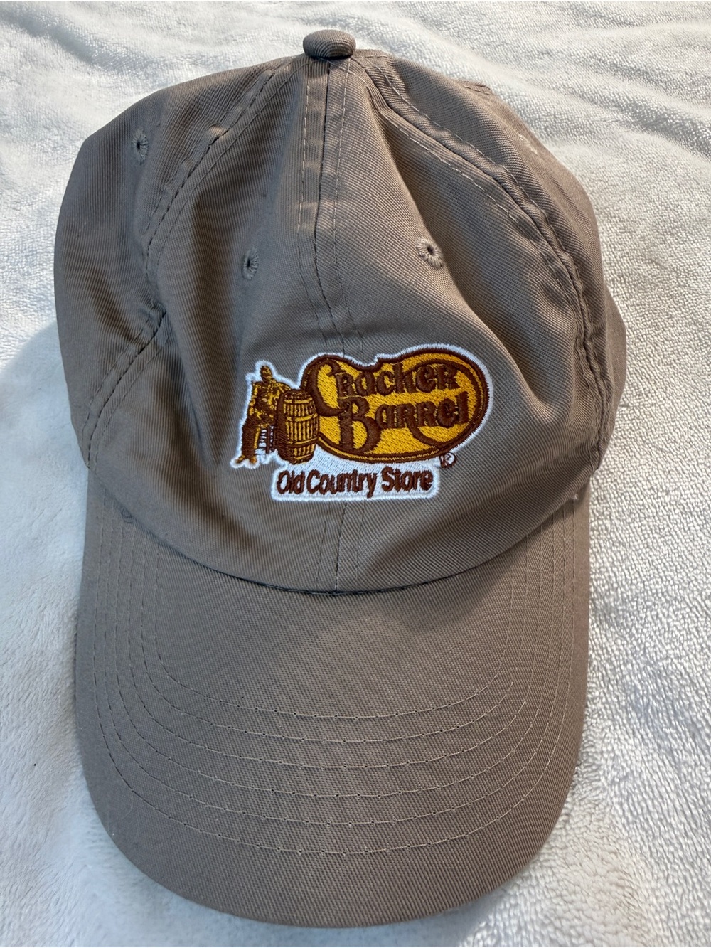 Cracker Barrel Old Country Store Skill Trainer Academy Hat Snapback Cap Khaki
